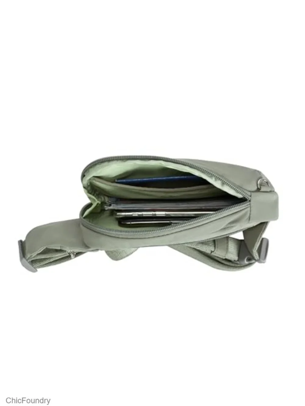 Anti-Theft Compact Sling with RFID Blocking